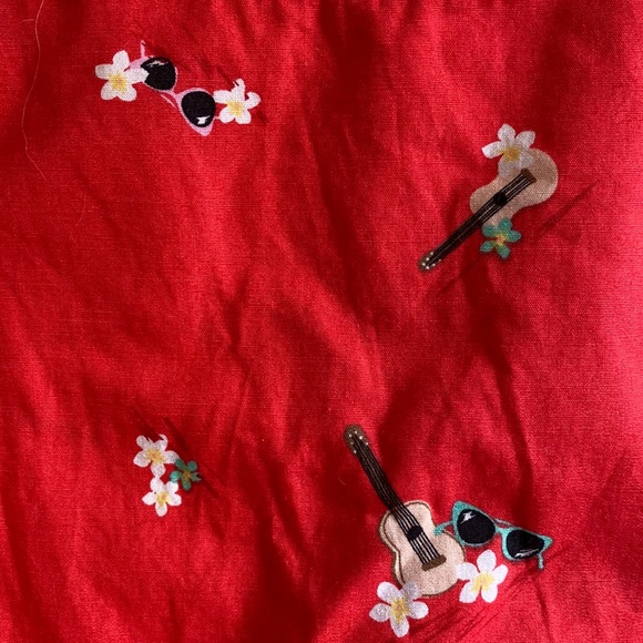 TROLLIED DOLLY retro rockabilly Hawaiian print dress XL - Picture 4 of 6